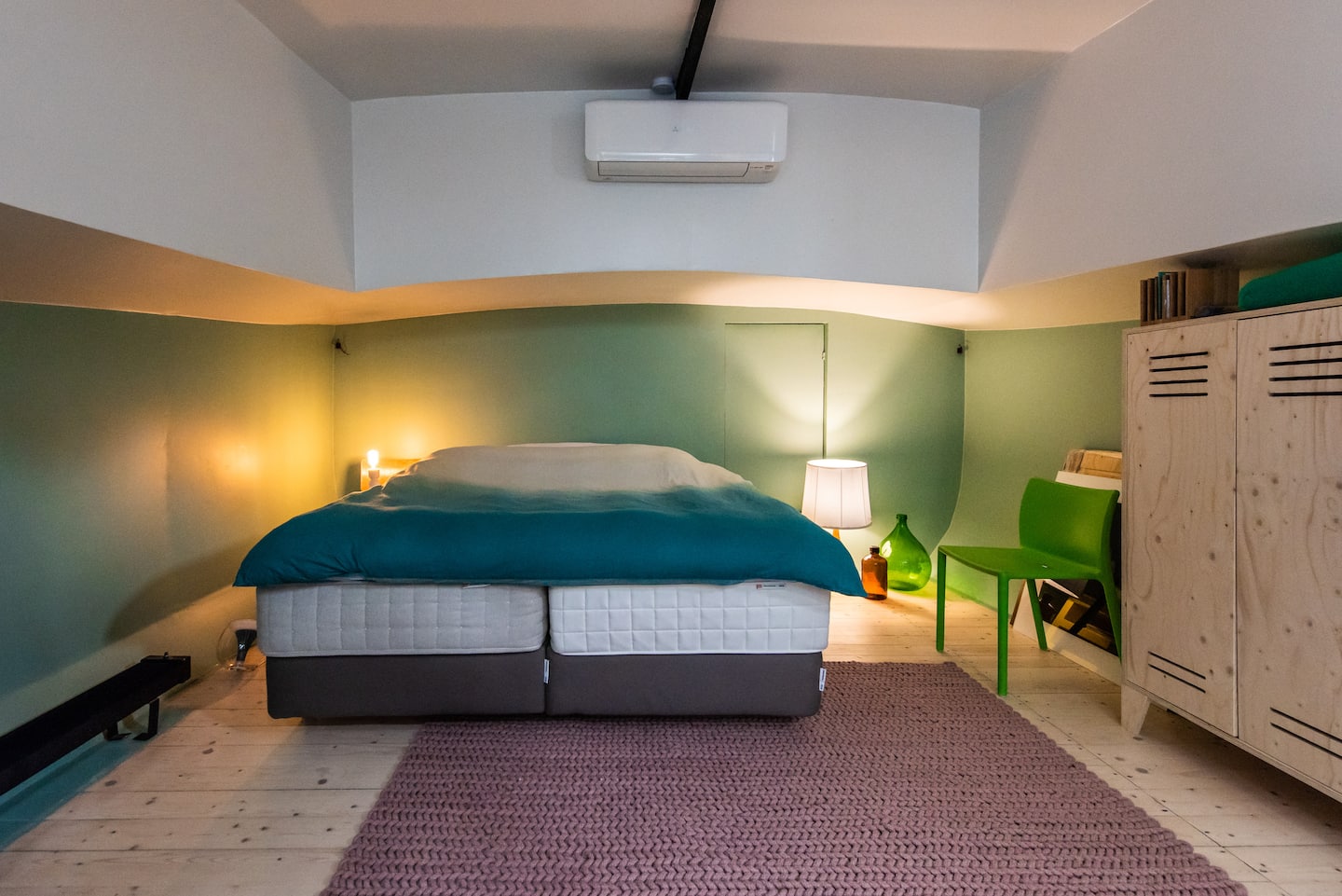 Large bedroom with king-size bed